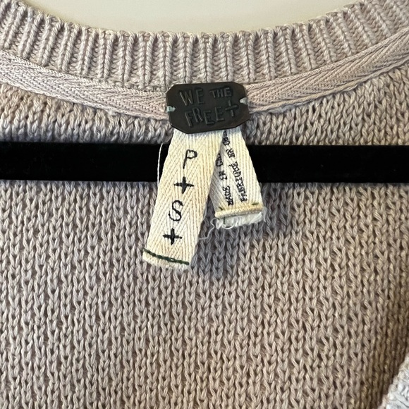 Free people high low cream sweater - Picture 4 of 4